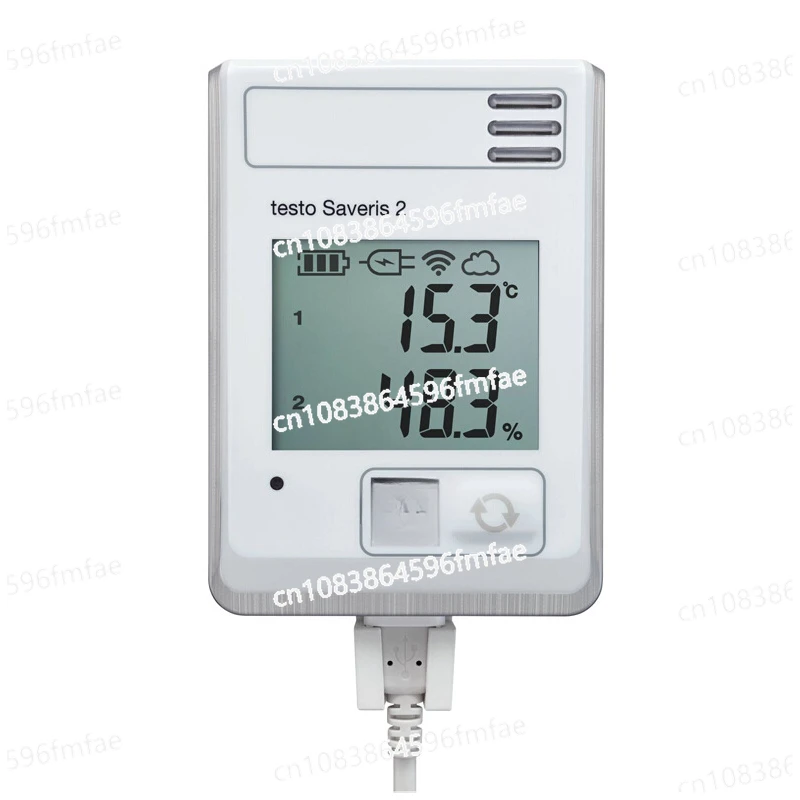 

WiFi Data Logger with Display and Integrated Temperature and Humidity Probe