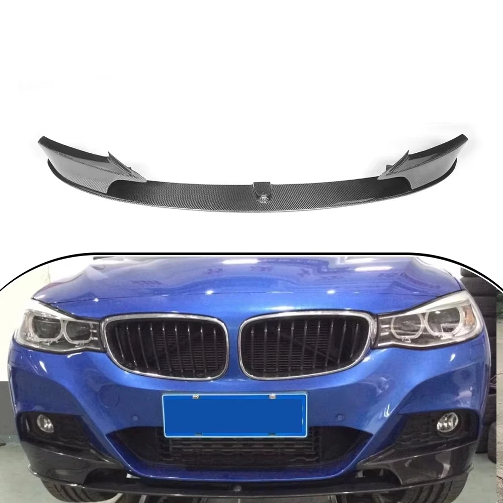 

3Series GT F34 Carbon Fiber Front Lip, Auto Car Bumper Spoiler for BMW (Fit Only M Sport )2014-2015