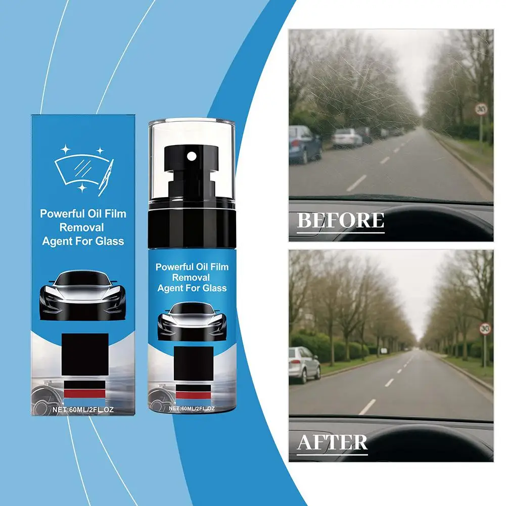مزيل فيلم زيت زجاج السيارة، منتج منظف تنظيف زجاج السيارة اللطيف، وزجاج حماية غير تالف Y1H0