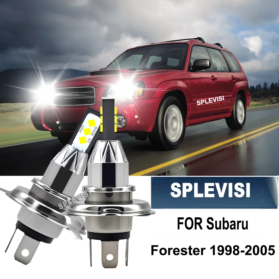 

Car LED Hi/Low Beam Headlights H4 with Upgrade CSP High Bright Luces For Subaru Forester 1998 1999 2000 2001 2002 2003 2004 2005