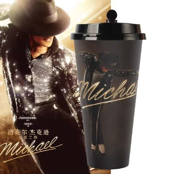 Authentieke Michael Jack Son Superstar Road Microfoon Styling Cup Water Cup Hoed Styling Emmer Popcorn Valley Emmer
