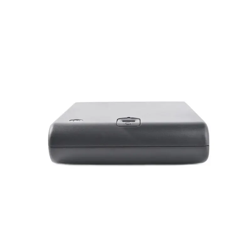 Handgun Safe Fingerprint Handgun Safe Portable Car Safe Covered with Memory Sponge for Convenient Replacement of Batteries