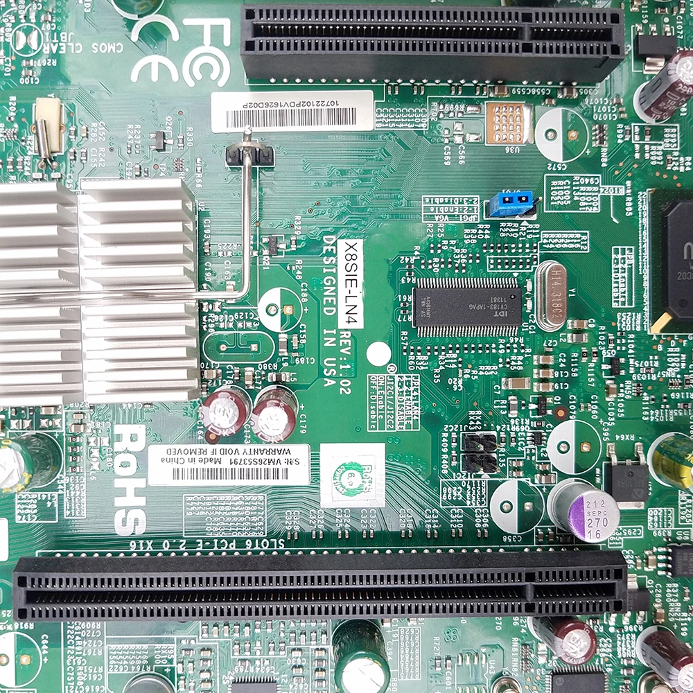 

Motherboard Xeon X3400 / L3400 Series Core i3 LGA1156 DDR3 Quad Intel® 82574L Gigabit Ethernet X8SIE-LN4