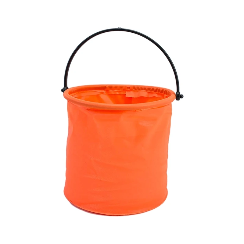 

Beach Sand Play Bucket Toy Folding Collapsible Bucket Gardening Tool Outdoor Sand Pool Play Tool Toy Kids Summer Favor P31B