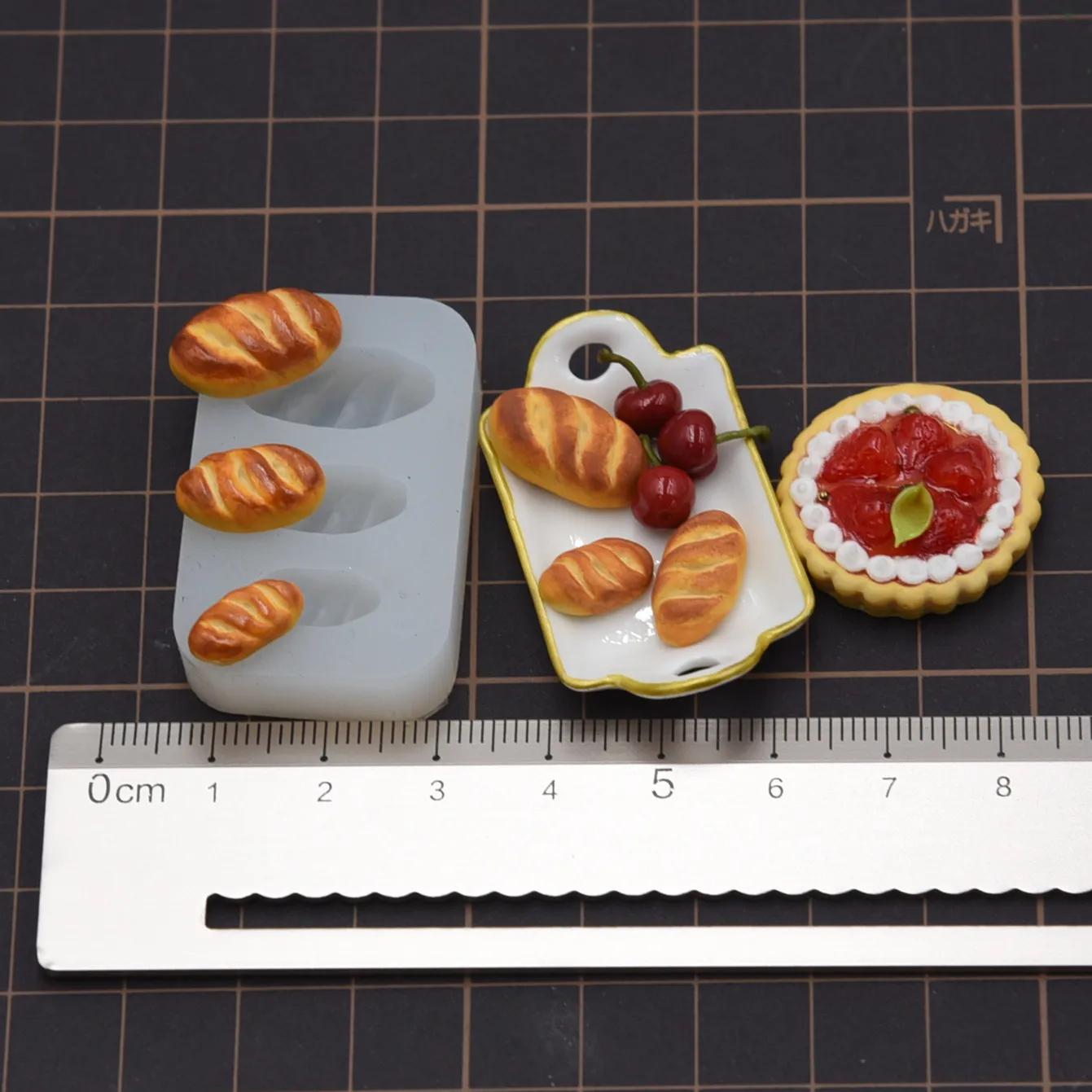 لطيف مصغرة الخبز سيليكون قوالب الراتنج الطين قوالب DIY #4