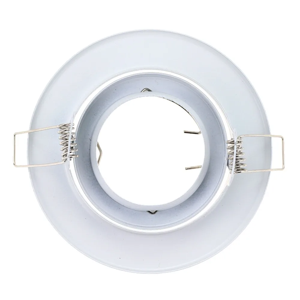 Indoor Lighting GU10 MR16Fixture Frame LED Ceiling Spot Light Frame Socket Adjustable Fitting Hole Lamp Lighting Fixture