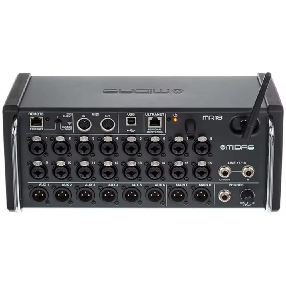 

Original Midas MR18 Digital Mixer Pa Sound System Music Performance Stage Live Broadcast 18 Channel Digital Mixer