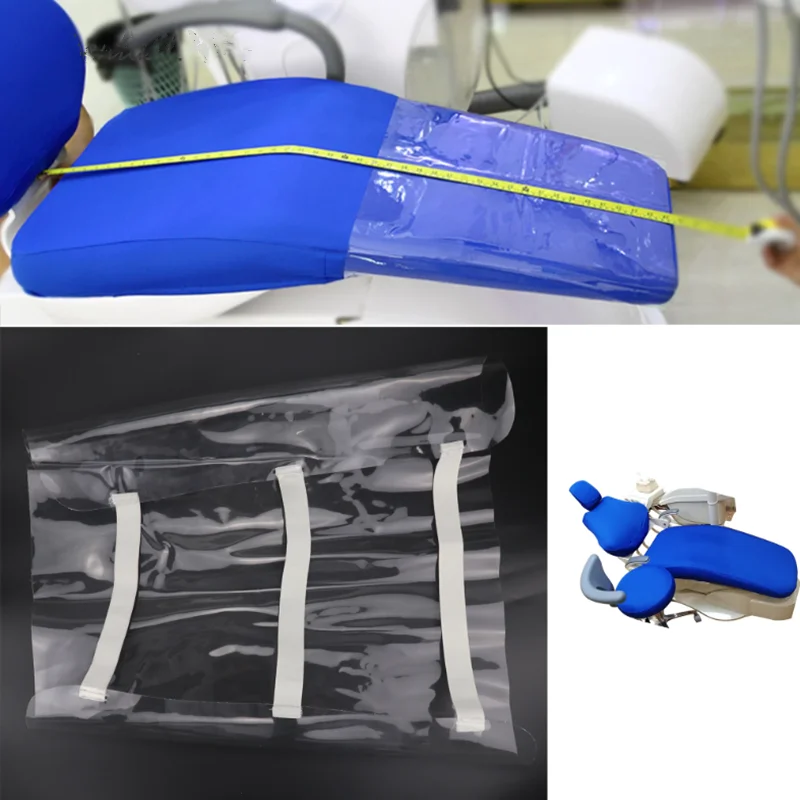 1pc Dental Chair Mat Pad Ottoman Dental Seat Unit Dust Cover Protector with Elastic Band Dental Clinic