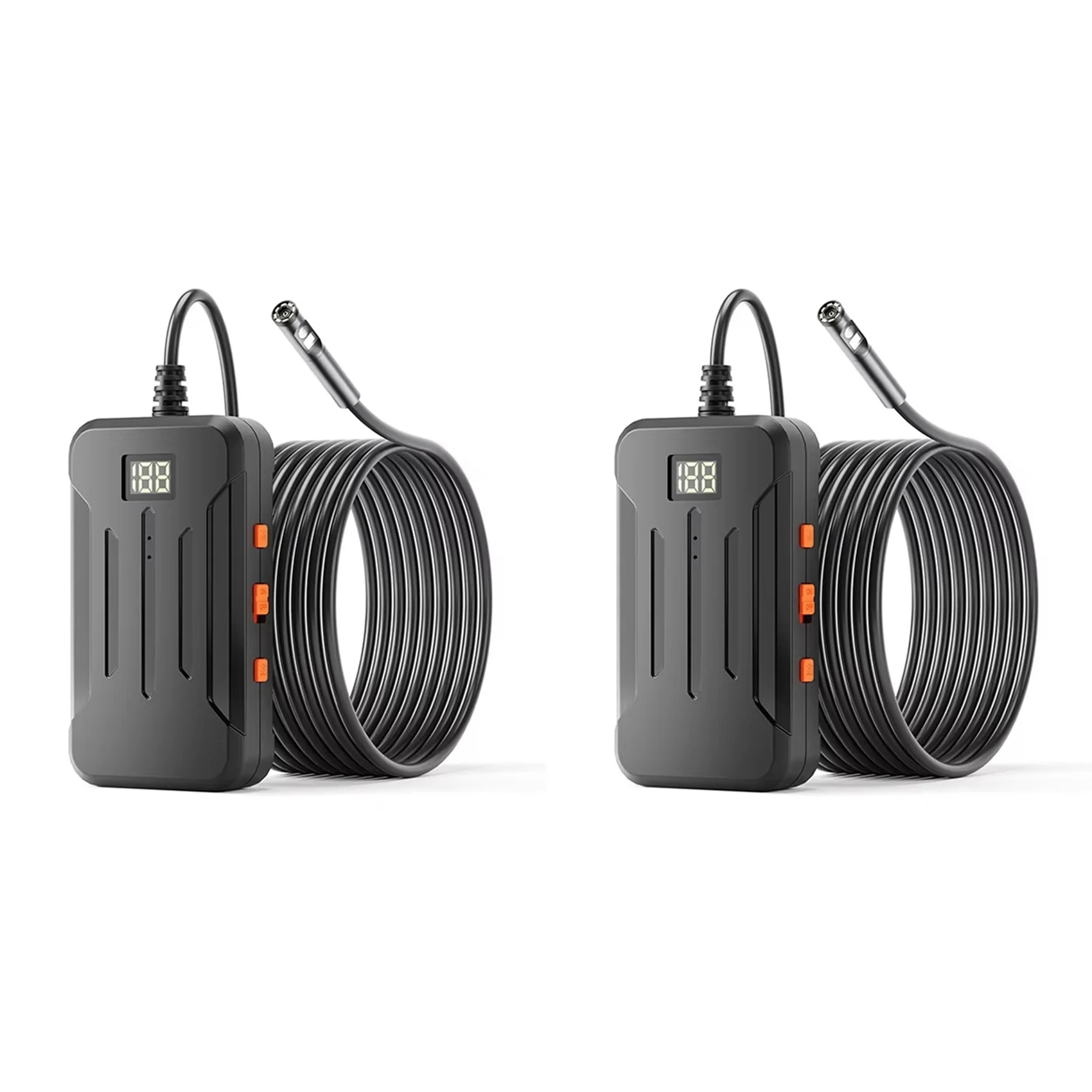 【recomendar】2x-f300-industrial-wifi-endoscope-hd1080p-dual-lens-camera-55mm-car-inspection-borescope-ip68-waterproof-2600mah-le