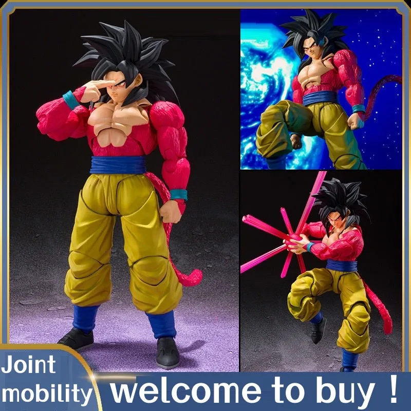 Dragon Ball Z Anime Figure, SHFiguarts, Son Goku, Super Saisuperb, 4 Son GokuAction, SHF Gokou Model Toys, Collection Birthday Gift, Butter