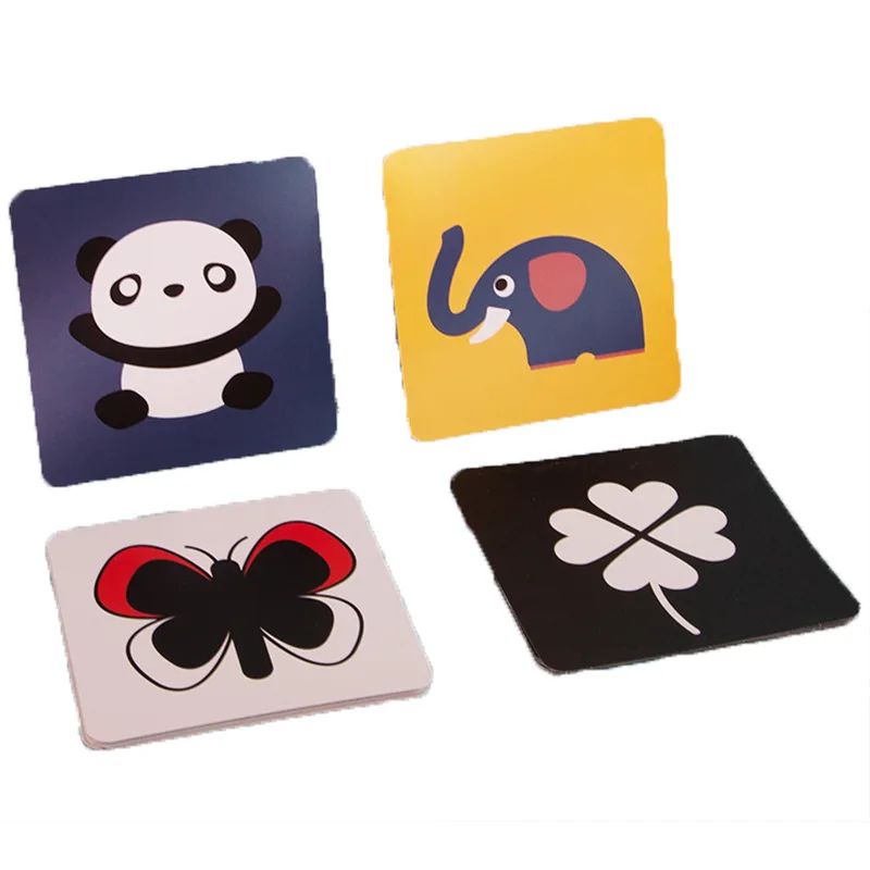 Cognitive Game High Contrast Card Visual Stimulation Infant Black And White Interactive Sensory Development Toys For Baby Gift