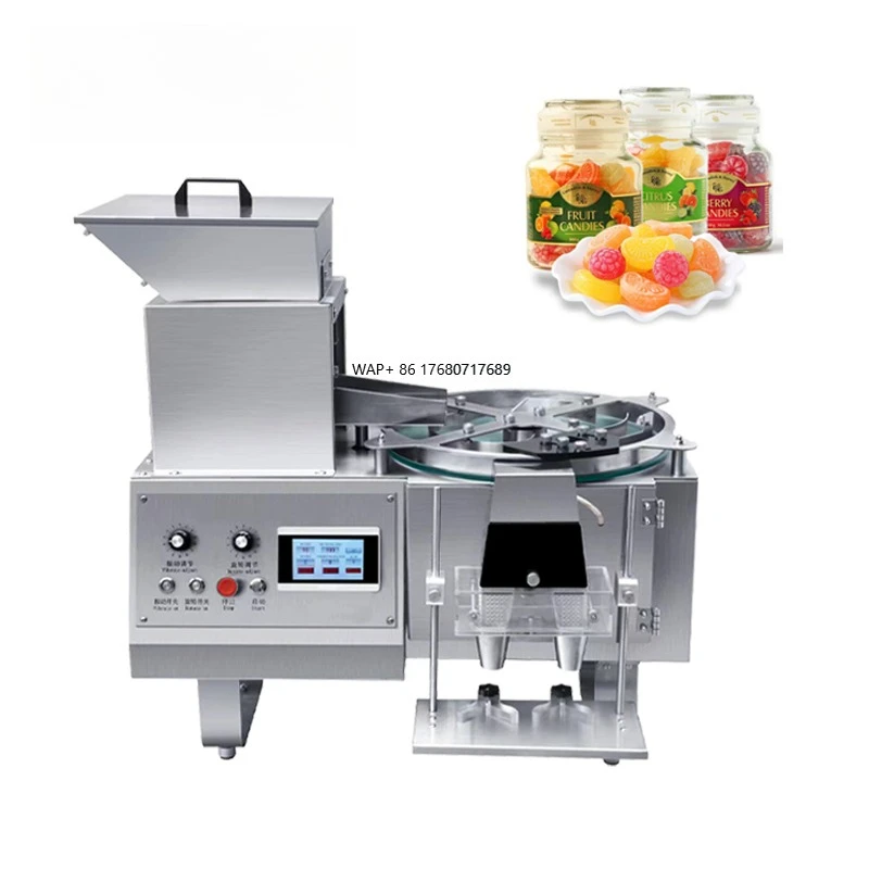 Hanyoo SL-2B Máquina electrónica semiautomática para dulces, chicle, contador de chocolate y máquina de conteo de relleno