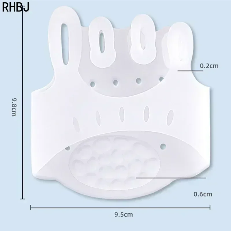 RHBJ 2pieces=1pair Gel Silicone Bunion Corrector Toe Separators Forefoot Pads Orthopedic Braces Orthotic Hallux Valgus Spacers