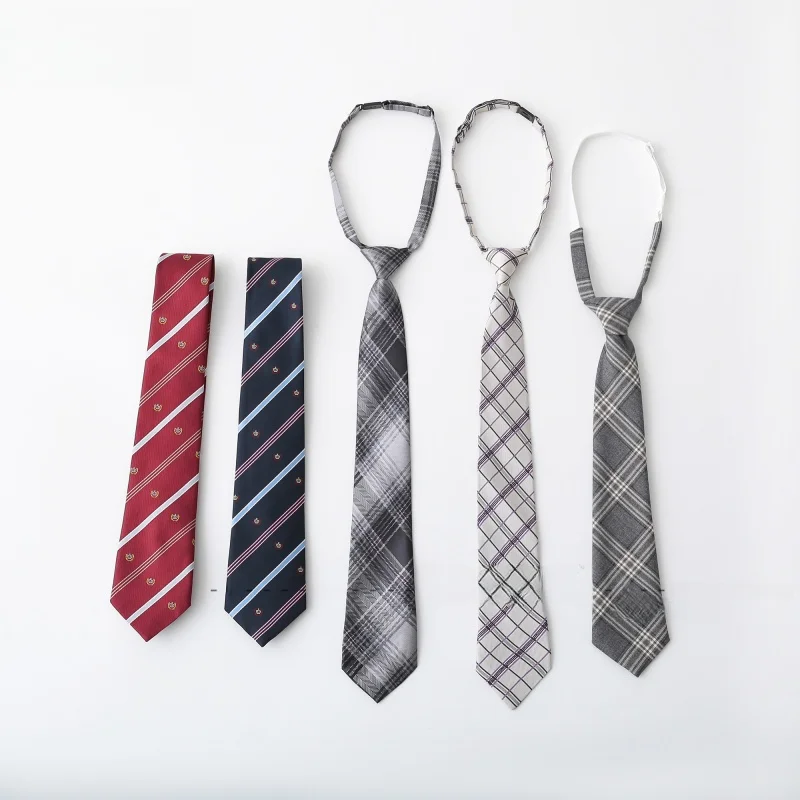 acessorios-de-uniforme-jk-gravata-sem-no-em-cinco-cores-disponiveis-estilo-coreano-com-padrao-listrado-para-trajes-unissex