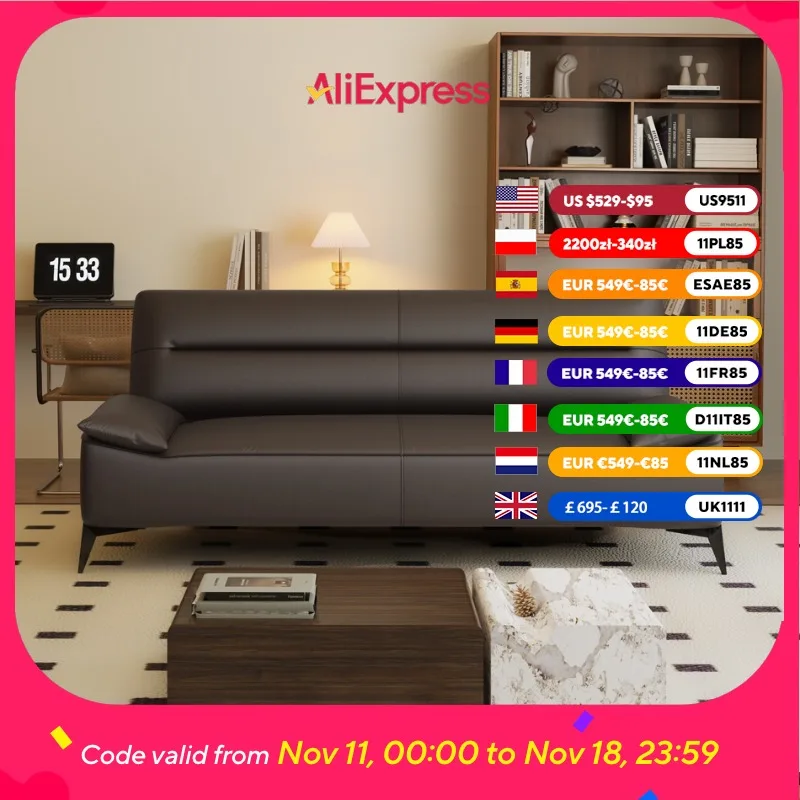 

Italian Luxury Living Room Sofas Aesthetic Brown Modern Lazy Lounge Sofa Bed Recliner Foldable Schlafsofa Bett Furniture Home