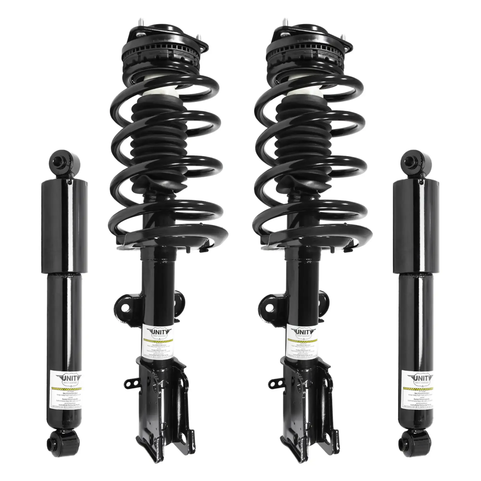 

Front & Rear Complete Strut Assembly Shock Kit for 2008-2014 Chrysler Town & Country, 2008-2014 Dodge Caravan