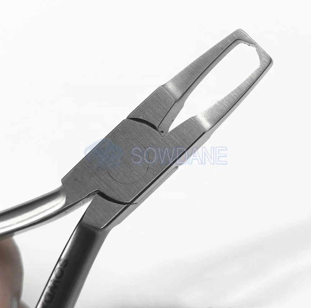 

N Lab Orthodontic Brackets Removing Plier Lab Ortho Brace Bracket Remover Forcep for Anterior Teeth Straight Tip Tool