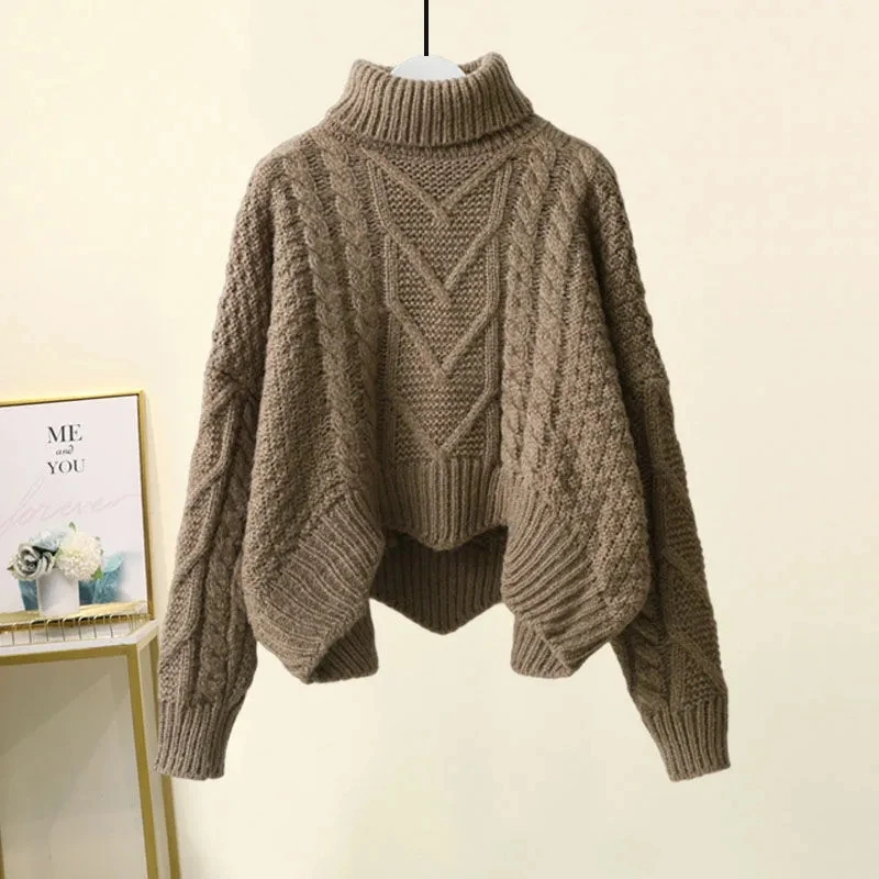 Autumn and Winter Set Women's Korean Edition New Slimming and Aging Reducing Sweater Slim Fit Half Skirt Two Piece Set