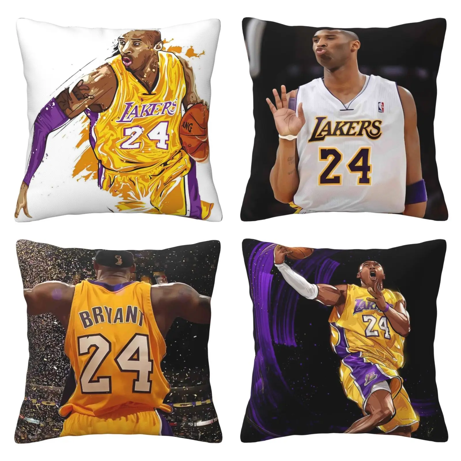 

Pillowcase basketball, JSports cushion covers, double-sided printed seat cushion covers, decorative cushion covers, with zippers