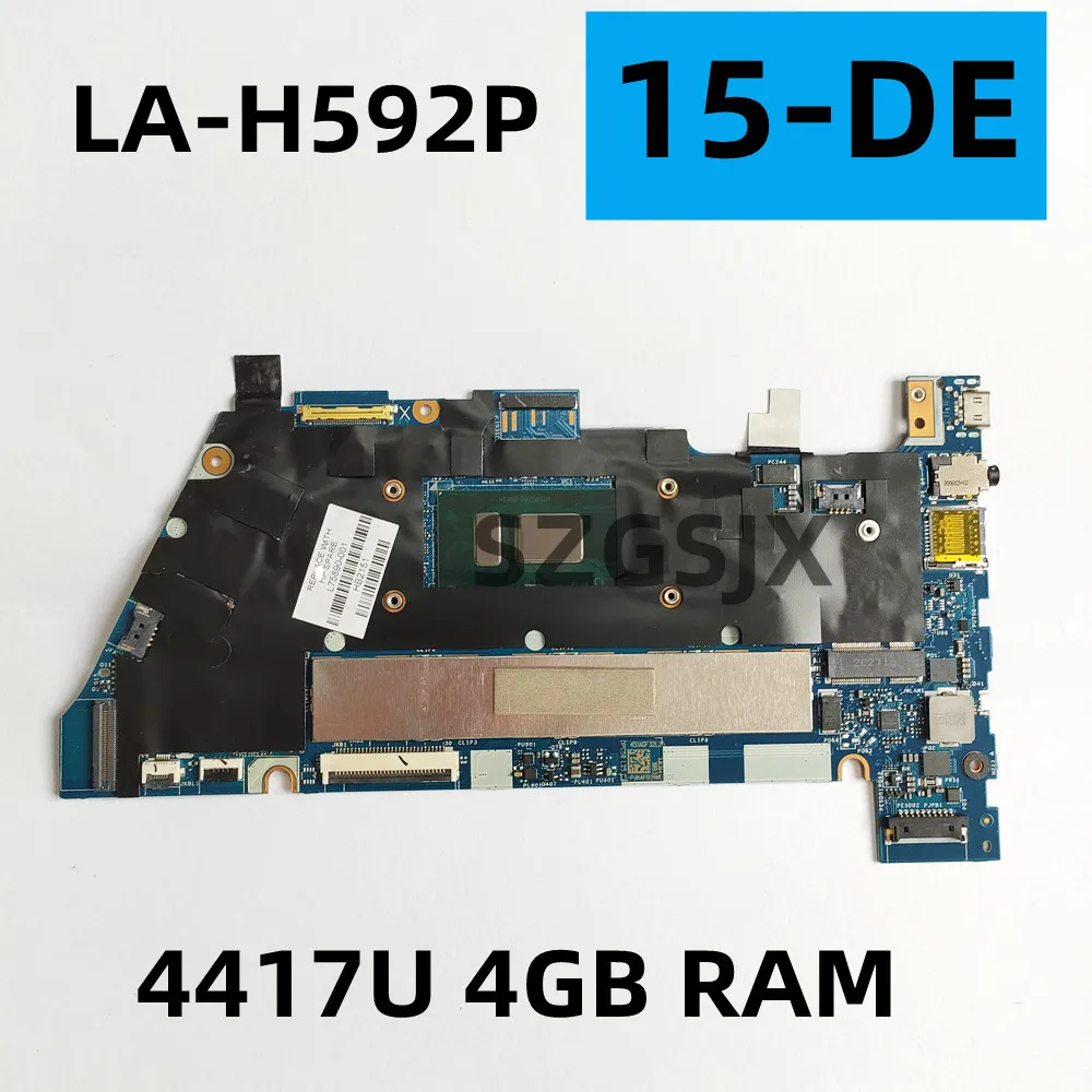 Untuk HP Chromebook 15 DE Notebook Motherboard Komputer, DPC50 LA-H592P dengan Pentium 4417U, Memori 4GB, 64 Gemtp 100% Test