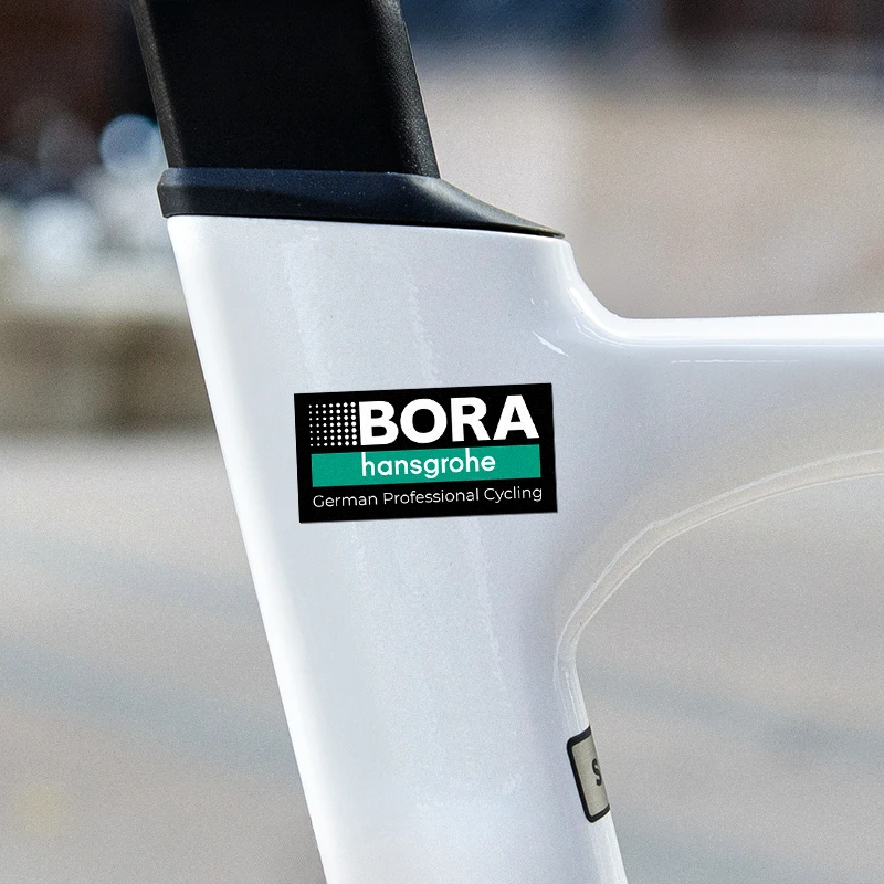 

1PC BORA Bicycle Frame Stickers Waterproof MTB Bike Handlebars Fork Top Tube Durable Vinyl Decals Decor Motorcycle Accessories