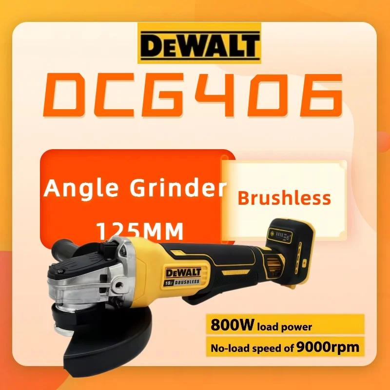 

Аккумуляторная угловая шлифовальная машина Dewalt DCG406 125 мм: высокопроизводительная, с превосходной резкой и бесщеточным полированием