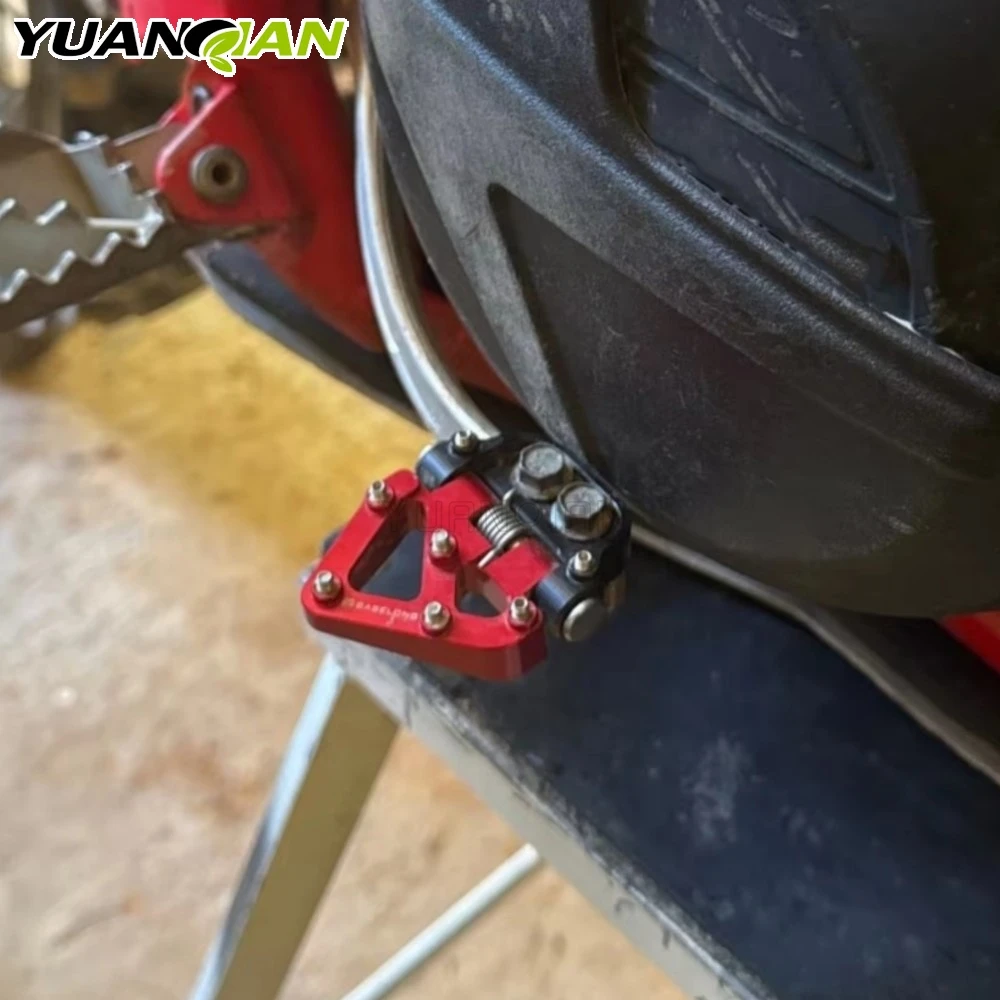 For Sherco SE/SEF/SE-R/SE-R+/SEF-R 125 250 300 450 500 SIX DAYS FACTORY RACING 2012-2025 Folding Rear Brake Pedal Step Tip Plate