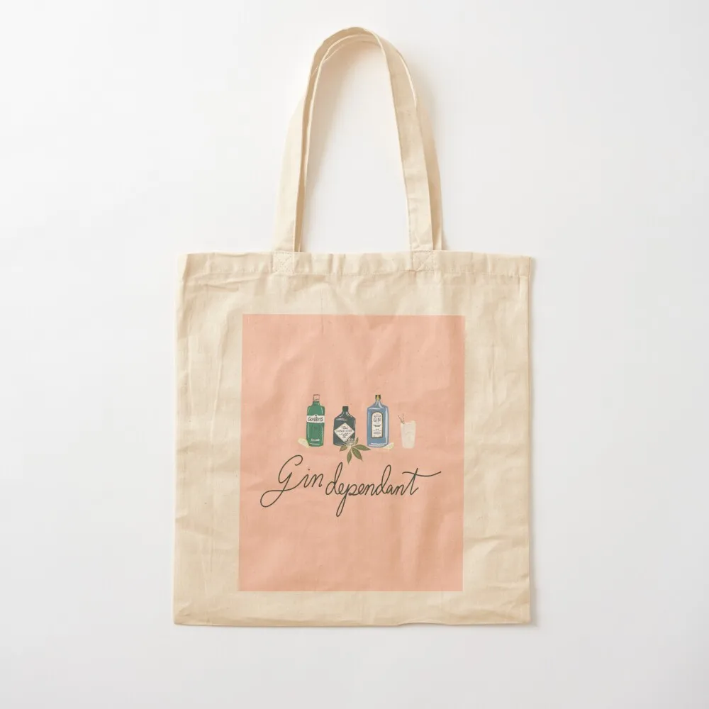 

Gin-Dependant Tote Bag large tote bag Big bag Canvas Tote