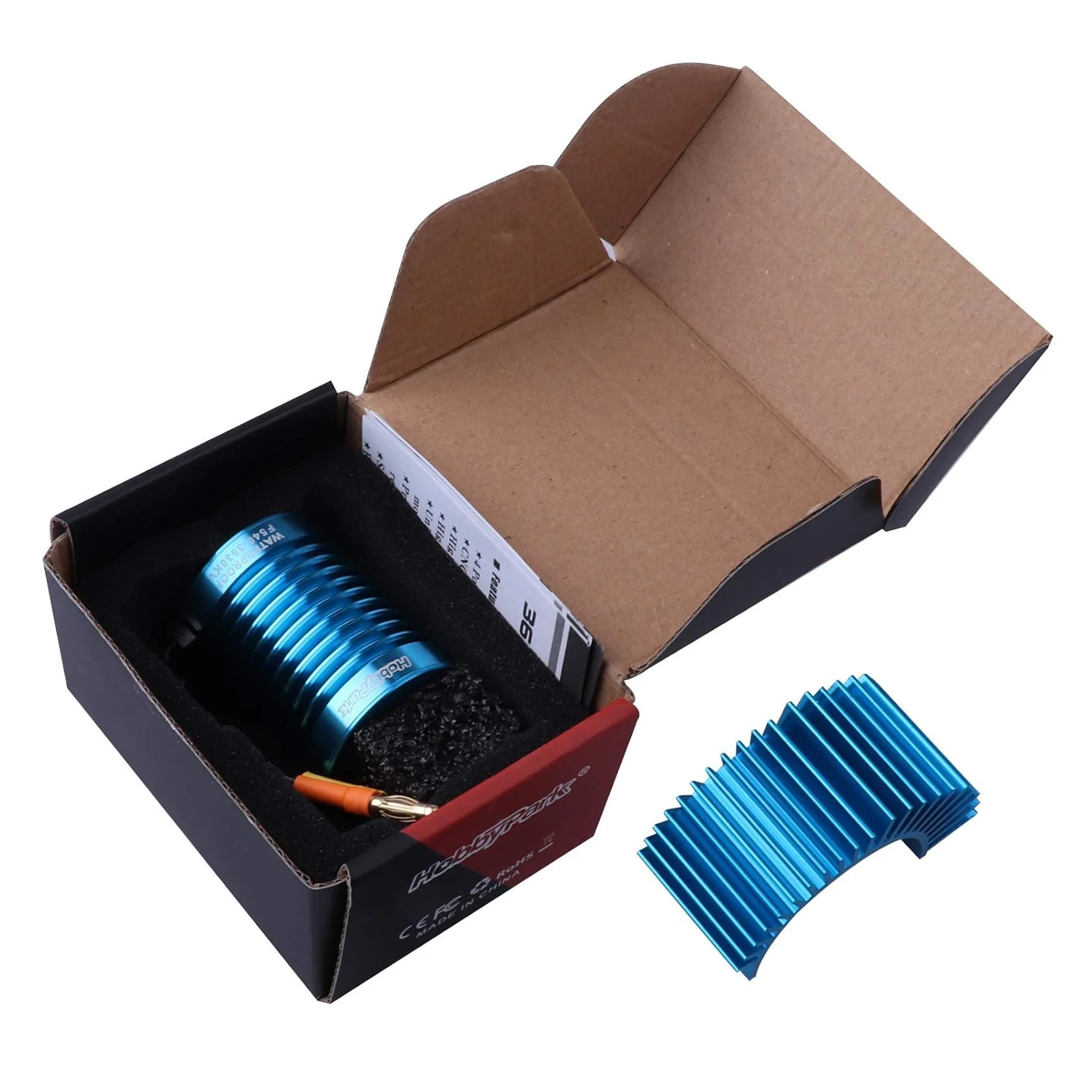 

Бесщеточный двигатель HobbyPark 540, вал 3930 кВ, 3,175 мм с радиатором для радиоуправляемых автомобилей 2S-3S Lipo 1/10 Traxxas, Arrma, Axial, Redcat, Losi