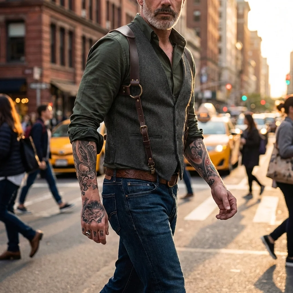 

Мужской деловой жилет с V-образным вырезом и лацканами, из шерсти в елочку, для свадьбы, для жениха, из шерстяного твида