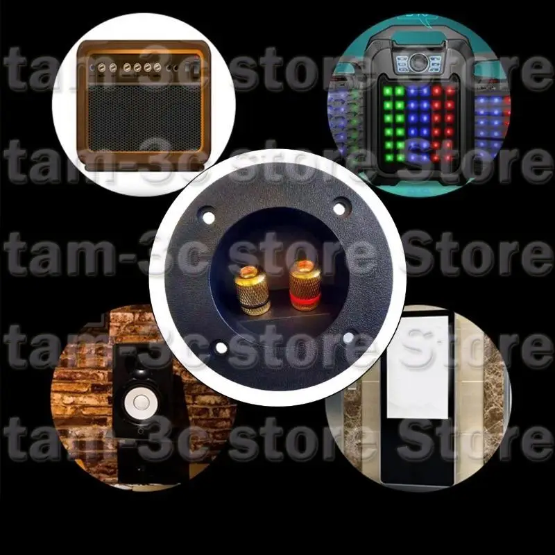 D0UA Professional Stage Speaker Junction Box ABS Plastic Wiring Moniter