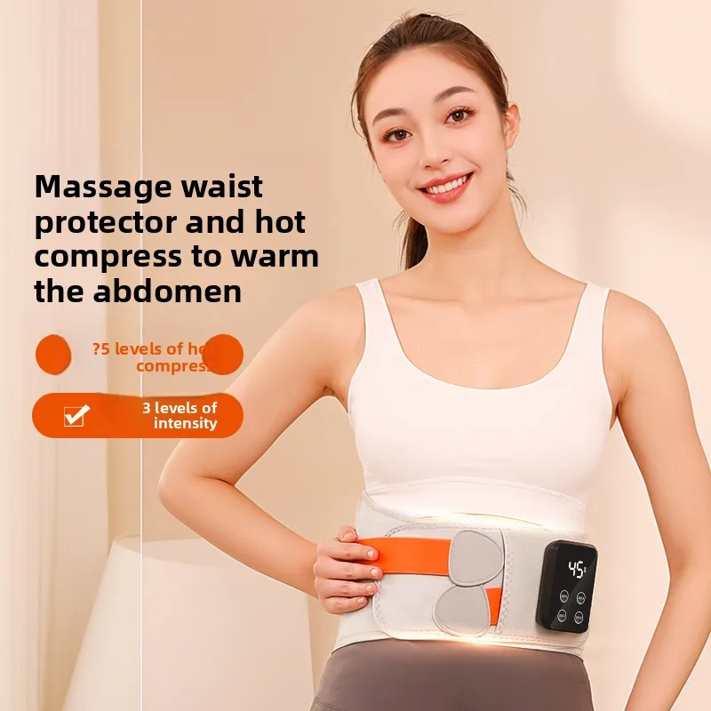 

Массажный пояс с подогревом 2025 года — вибрационная поясничная поддержка со стальными пластинами