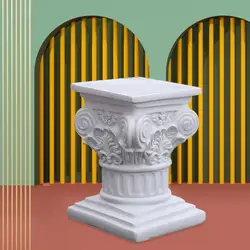 Roman Pillar Statue Pedestal Stand Figurine Indoor Outdoor Home