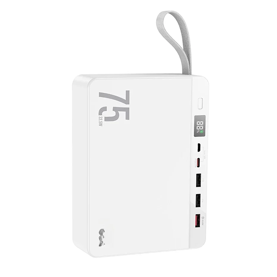 J94 75000mAh 22.5W Portable Mobile Phone Emergency Charge Power Bank