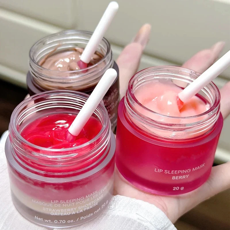Hot Sale Lane New Lip Glowy Lightweight Hydration Lip Balm Gloss Tint Shea Butter Honey Donut Lipstick Makeup Lip Mask Care
