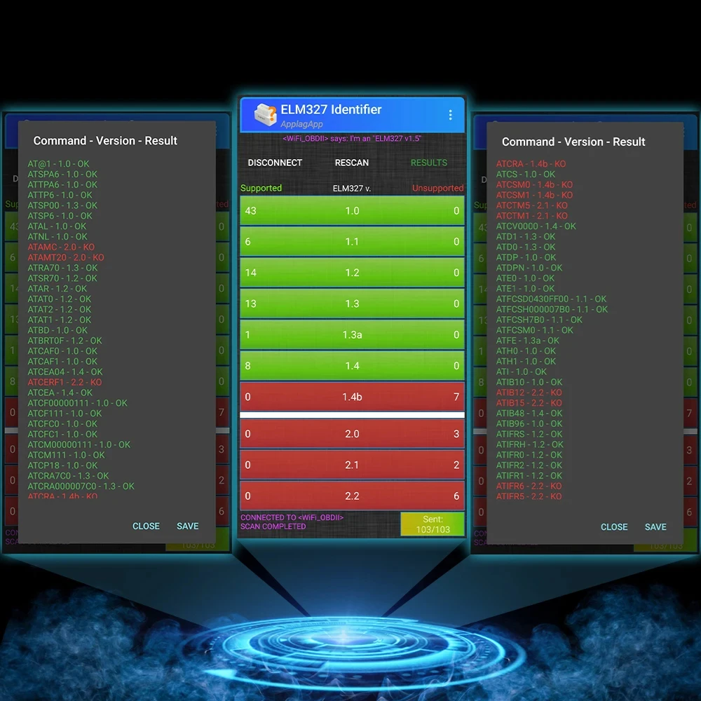 ELM327 V1.5/2.1 Obd2 الماسح الضوئي TR6260S1 بلوتوث ELM 327 Obd أداة تشخيص السيارة لنظام أندرويد /IOS PK Vgate Icar2 قارئ الرمز
