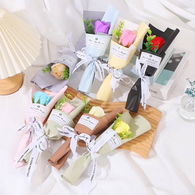 Мыло-Роза-Искусственный-Цветок-Подарок-На-День-Святого-Валентина-Поддельная-Роза-Мыльные-Цветочные-Букеты-diy-Юбилей-Свадьба-Товары-Рождество