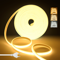 220V COB Neon LED Strip Light 288LEDs/m High Density COB Linear Lighting Tape Flexible Waterproof Outdoor Lamp Warm Cool White