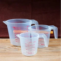 3Pcs Kits Baking Liquid Measuring Cups PVC Scale Cup Plastic Measuring Volume Beaker Kitchen Baking Tools