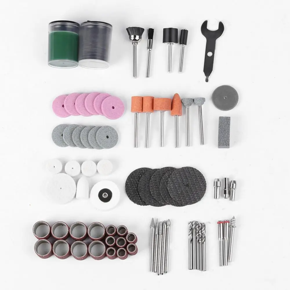 

100pcs Multi Purpose Electric Mill Accessories Universal Woodworking Tool Rotary Tool Accessories Kit High Precision
