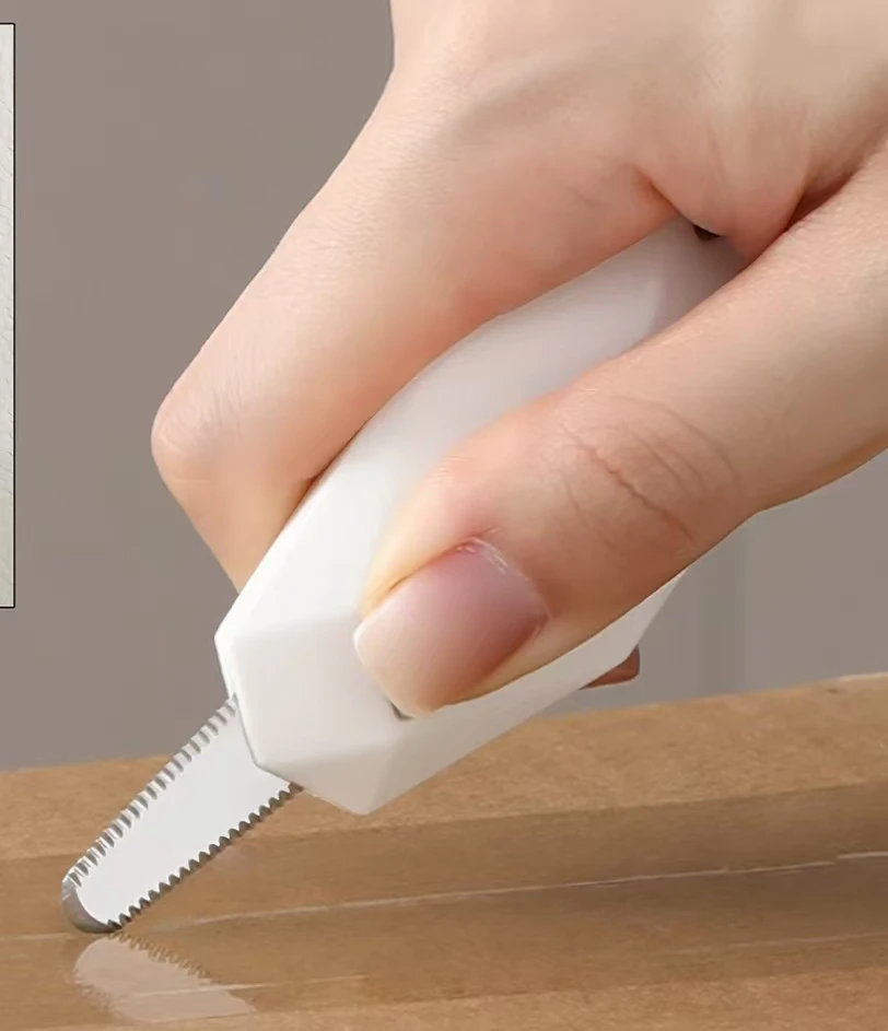 Diamond Design Unbox Knife Safety Round Head Cutter Magnetic Carton Box Cutter for Opening Package Letter Utility Knife