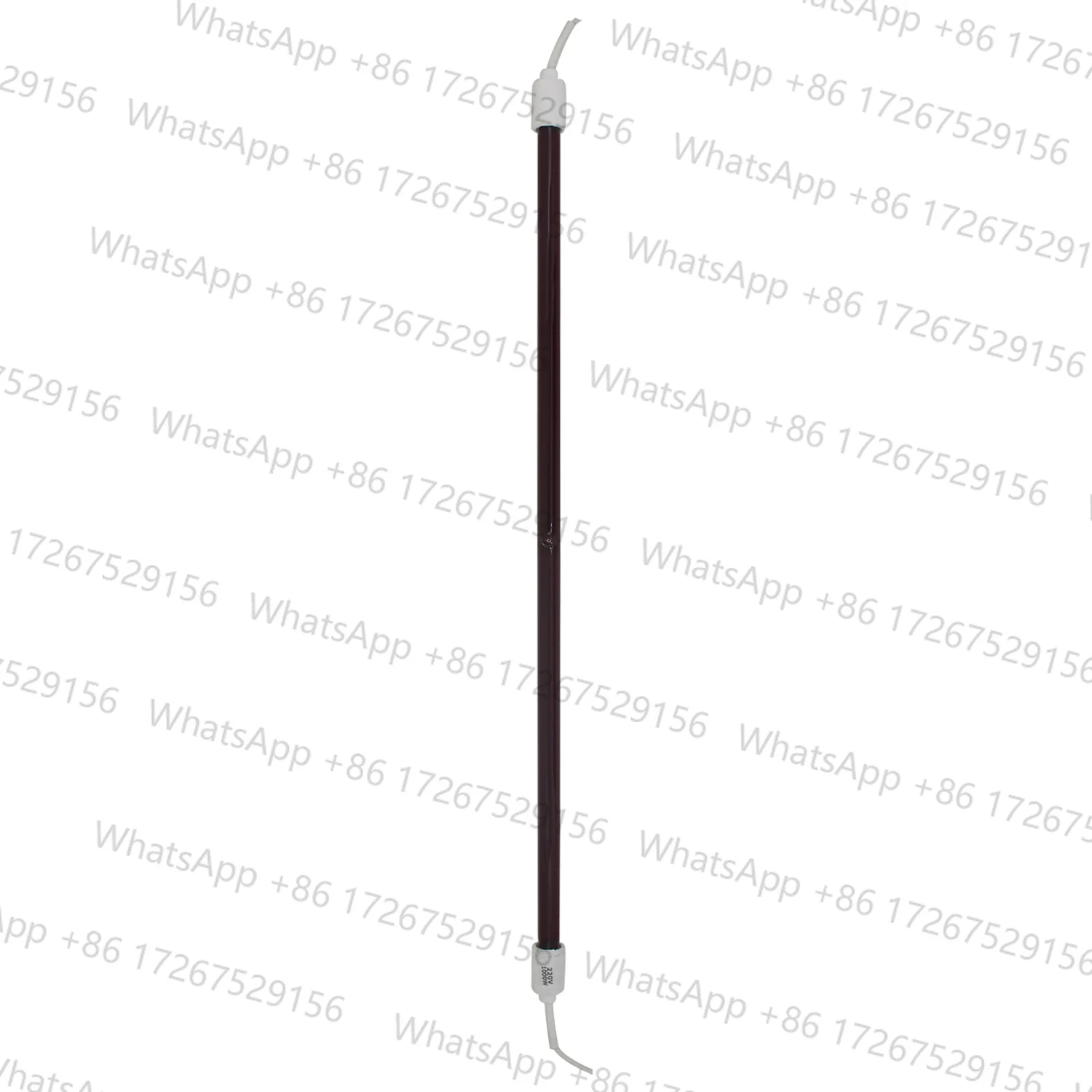 Halogen Infrared Paint Curing Lamp High Temperature Paint Room Quartz Heater Tube Quartz Tube Infrared