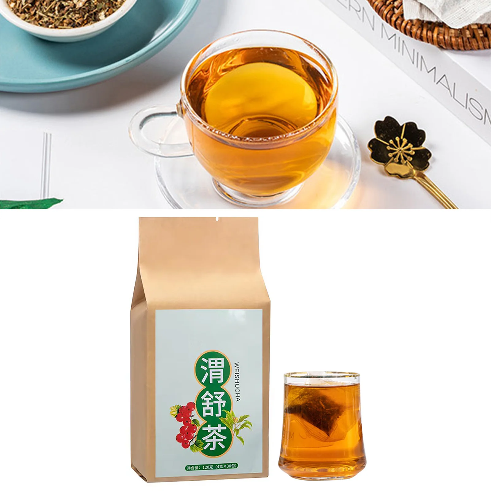 30 Bags Clove Tea Bags Individual Tea Bags Herbal Gentle Organic Healthy Wellness Tea Bags