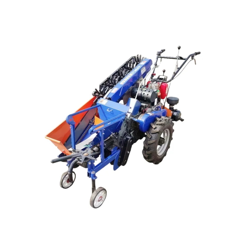 11kW/15HP Diesel Mini Corn Harvester with Peeling Function – 1/2-Row Available
