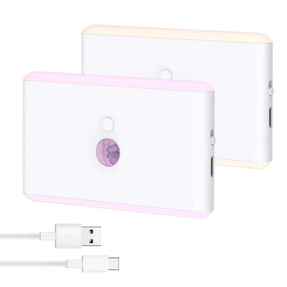 

Motion Sensor LED Motion Sensor Night Light Rechargeable Wireless Magnetic Wall Lamp Dimmable Lighting Magnetic
