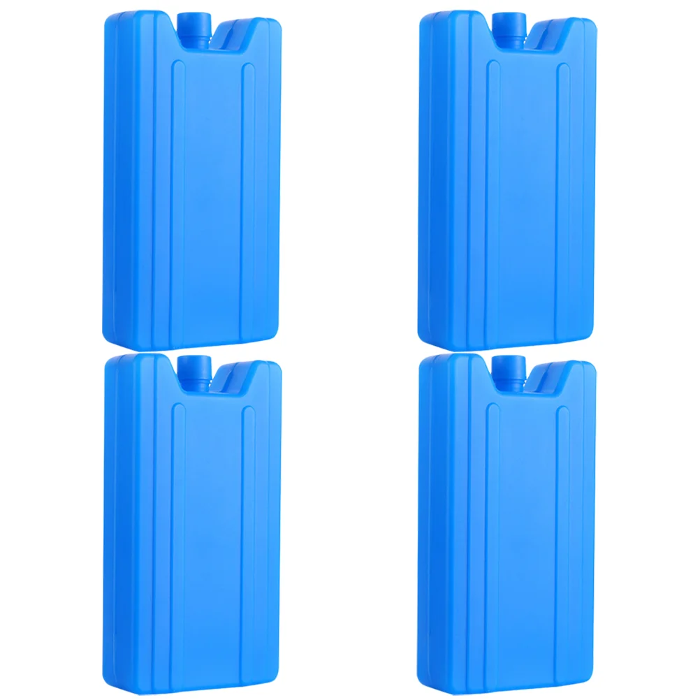 4 Pcs Air Conditioning Ice Plate Cooler Lasting Cold Bag Holder Outdoor Coolers Chests Cube Storage Bin for Freezer Cubes