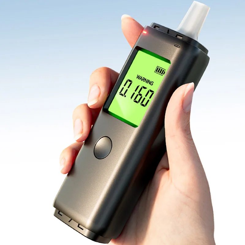 ZW Breathalyzer Rechargeable | Professional-Grade Accuracy | Portable Breath Alcohol Tester for Personal & Professional Use Pro