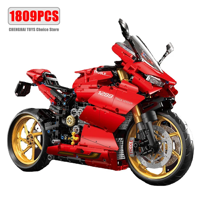 High Tech 1:5 Motorfiets Stad Sport Rapid Racing Motor Locomotief Moc Modulaire Baksteen Model Bouwsteen Jongen Gift Speelgoed T4020