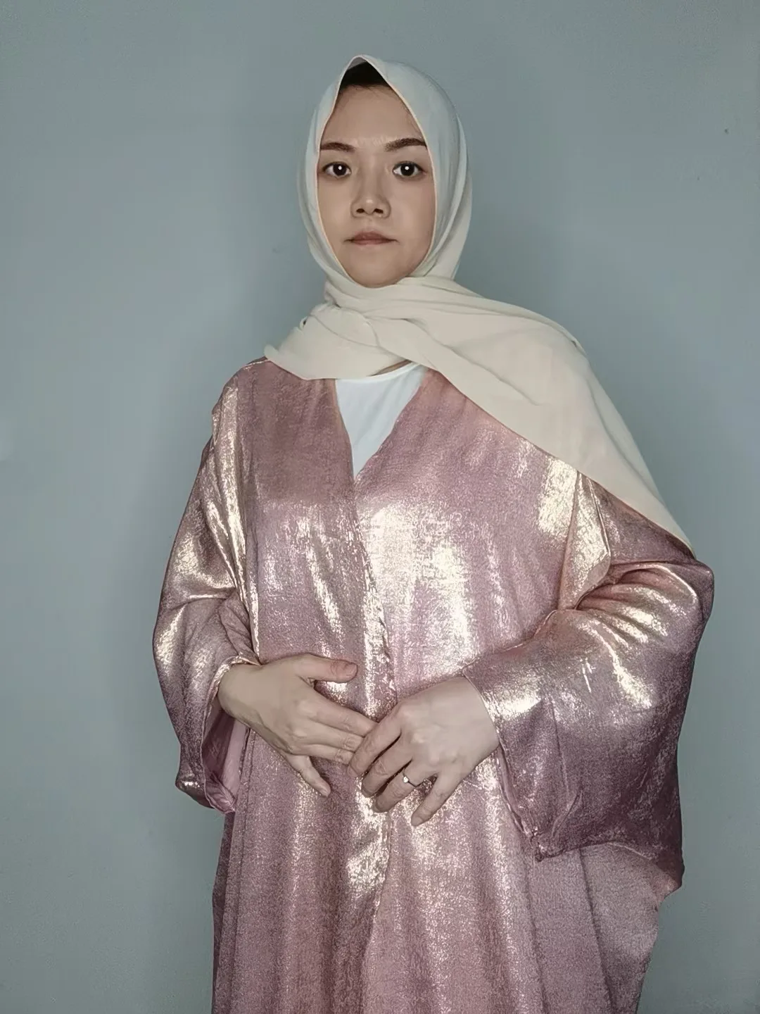 

Новый Ближний Восток модный женский халат муслин Дубай турецкое платье элегантный кардиган Абая с длинными рукавами вечерние платья