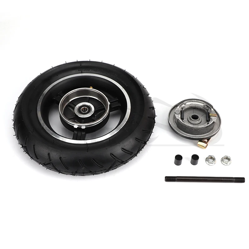 10 inch electric scooter drum brake wheel 10x2.5 electric drum with drum brake, suitable for electric scooter accessories